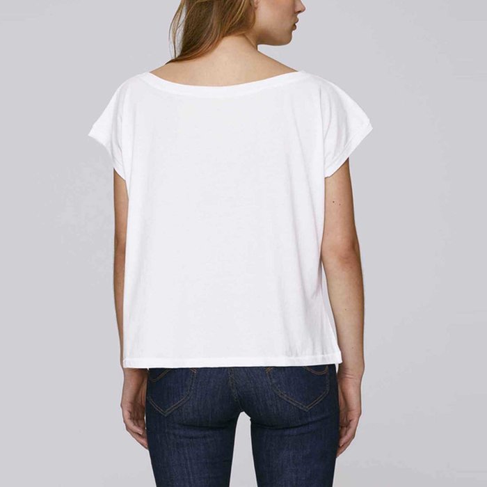 tee shirt blanc ample